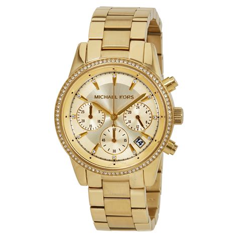 gold watch by michael kors|Michael Kors gold watch price.